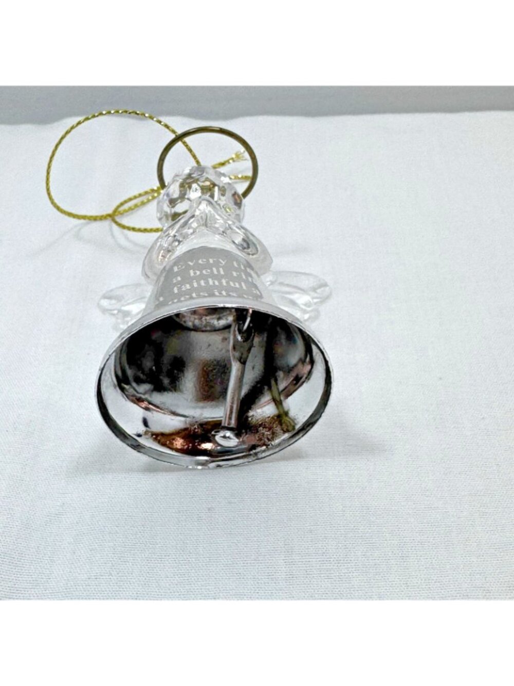 Vtg Every Time a Bell Rings A Faithful Angel Gets Its Wings Christmas Ornaments - Picture 10 of 13